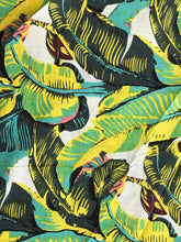 Blue Leaf Cotton Fabric